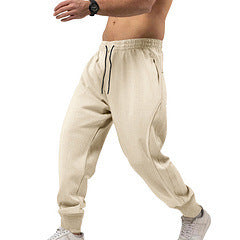 Men's Casual Jogger Pants with Adjustable Drawstring for Comfort and Style