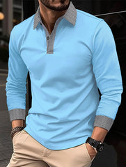 Stylish Men's Long Sleeve Polo Shirts - Perfect For Casual And Formal Occasions