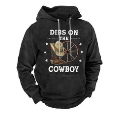 Men's Vintage Print Zip-Up Hoodie 81640409X