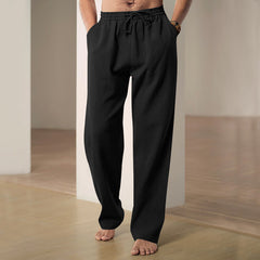 Men's Beach-Ready Drawstring Pants for Summer Outings