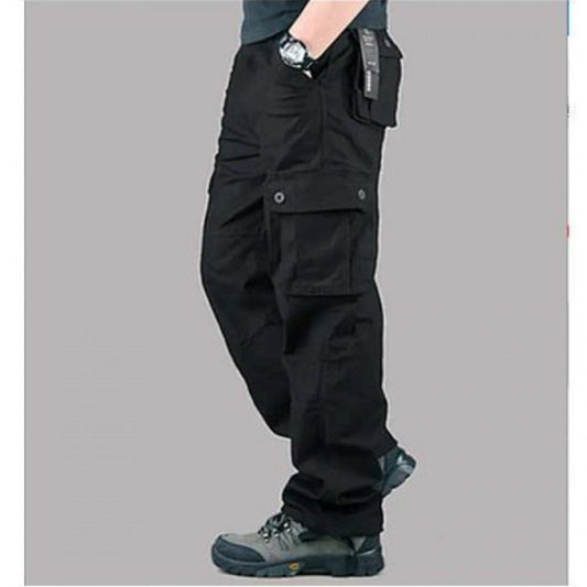 Men's Multi-Pocket Cargo Pants for Outdoor Adventures