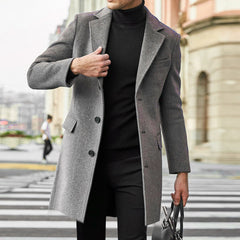 Stylish Longline Overcoat for Men - Perfect for Urban Outfits