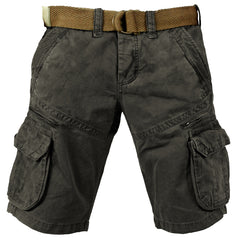 Men's Outdoor Vintage Washed Cotton Washed Multi-pocket Tactical Shorts