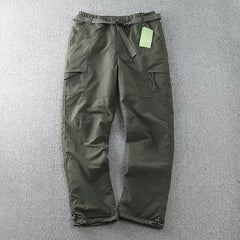 Versatile Cargo Pants with Detachable Fleece Lining for Outdoor Adventures