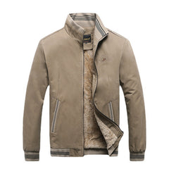Men's Winter Warm Jacket with Faux Fur Lining - Stylish and Cozy Outerwear for Cold Weather