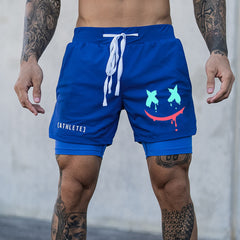 Men's Smiley Shorts Performance Shorts