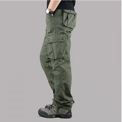 Men's Multi-Pocket Cargo Pants for Outdoor Adventures