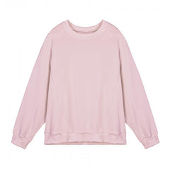 Men's Solid Color Textured Round Neck Long Sleeve T-shirt 55679694Z