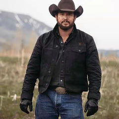 Men's Washed Casual Cowboy Jacket - Yellowstone-Inspired Design, Stylish for Outdoor Adventures