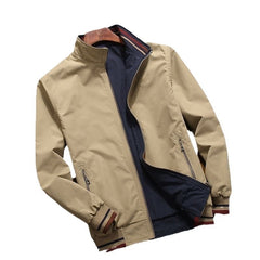 Men's Casual Stand Collar Jacket - Perfect for Outdoor Adventures and Everyday Wear