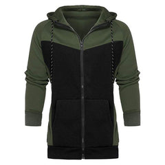 Men's Casual Sweatshirt Cardigan And Trousers Set 10013033F