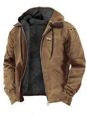Stylish Hooded Jacket With Faux Fur Lining For Ultimate Warmth And Comfort
