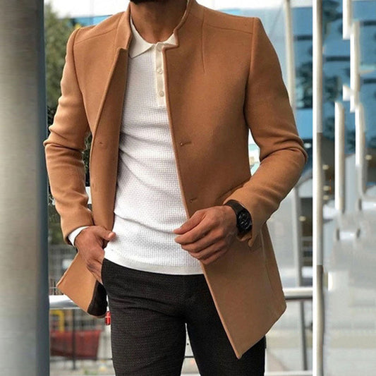 Stylish Camel Blazer For Men - Perfect For Casual And Formal Occasions