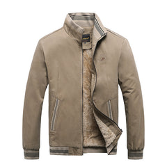 Men's Winter Warm Jacket with Faux Fur Lining - Stylish and Cozy Outerwear for Cold Weather
