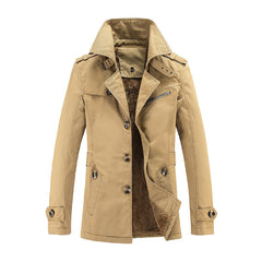 Stylish Men's Trench Coat - Perfect For Casual And Formal Wear