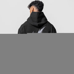 Green Hoodie with Unique Graphic Design for Casual Wear