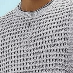 Men's Casual Round Neck Loose Tank Top Elastic Waist Shorts Knitted Set MTA2255C5M