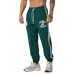 Men's Athletic Jogger Pants with Striped Design and Comfortable Fit