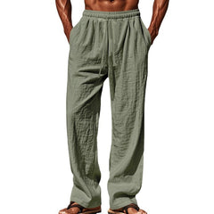 Men's Beach-Ready Drawstring Pants for Summer Outings