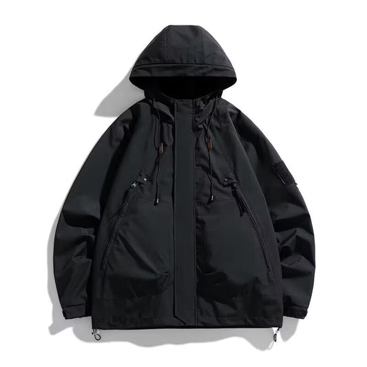 Stylish Waterproof Outdoor Jacket For Men - Perfect For All-Weather Adventures