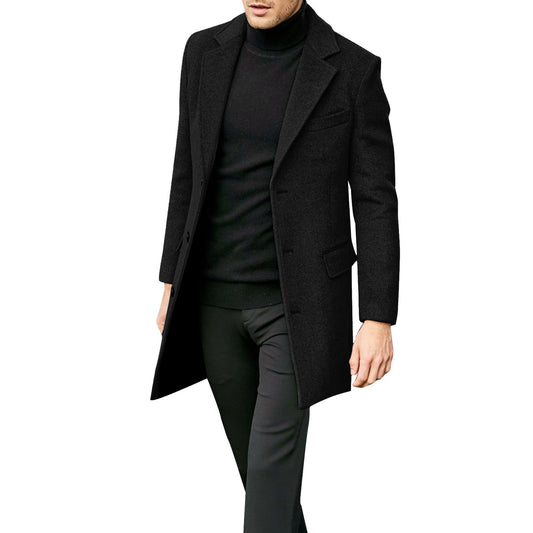 Stylish Longline Overcoat for Men - Perfect for Urban Outfits