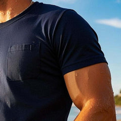 Men's Outdoor Breathable Round Neck Short-Sleeved T-Shirt MTA2029C2X
