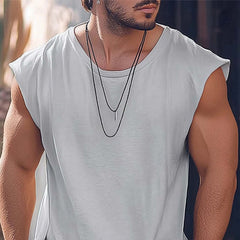 Men's Summer Comfortable, Skin-Friendly Padded Tank Top MTA3116C7U