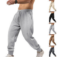 Men's Casual Jogger Pants with Adjustable Drawstring for Comfort and Style