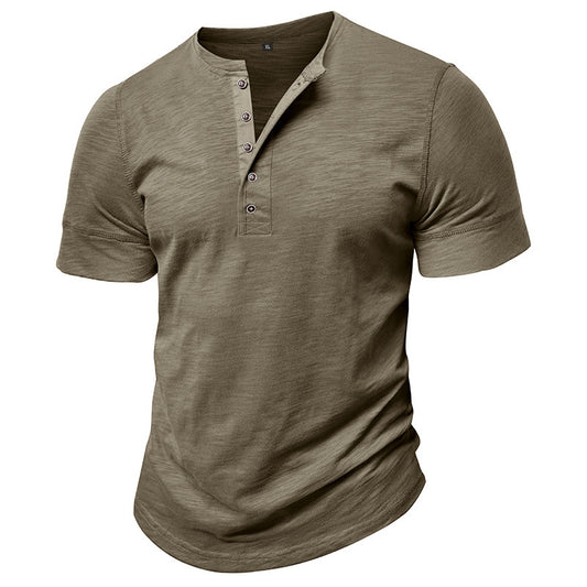 Men's Casual Henley T-Shirt - Stylish and Comfortable for Everyday Wear