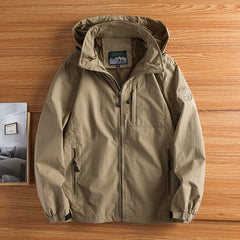 Men's Outdoor Hooded Jacket - Perfect for Hiking and Casual Wear