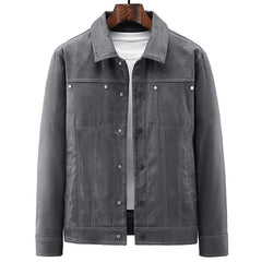 Stylish Men's Jacket with Multiple Pockets and Classic Design for All-Season Wear