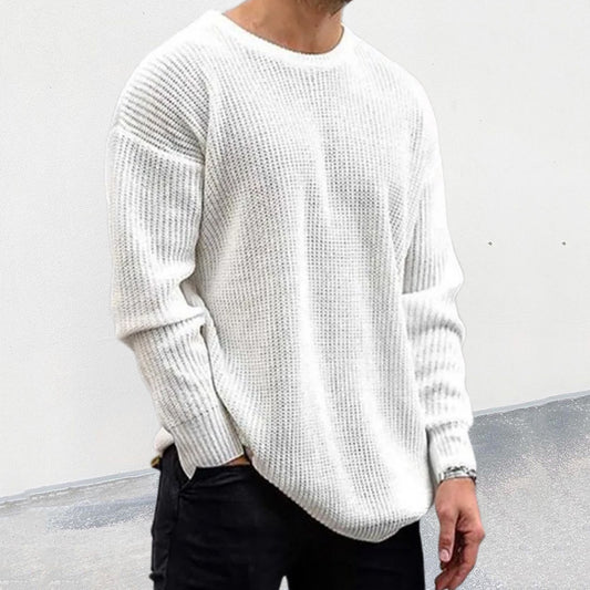 Men's Casual Knit Sweater - Stylish and Comfortable for Everyday Wear