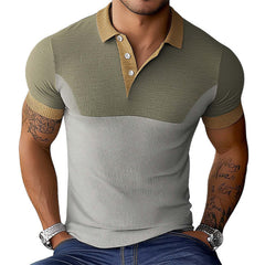 Men's Summer Skin Friendly And Comfortable Polo T-Shirt MTA2895C3U
