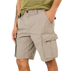 Men's Casual Comfortable Cotton Washed Multi-Pocket Loose Cargo Shorts MTA3198C4M