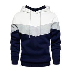Stylish Color Block Hoodie for Men - Perfect for Casual Wear and Layering