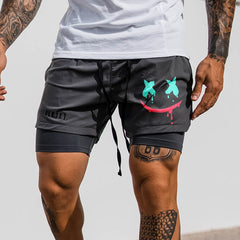 Men's Smiley Shorts Performance Shorts