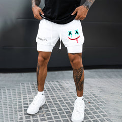 Men's Smiley Shorts Performance Shorts