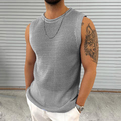 Men's Stylish Mesh Tank Top - Perfect for Summer Outdoors
