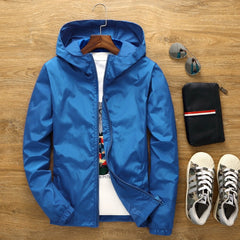 Stylish Men's Hooded Jacket - Perfect For Casual Outings