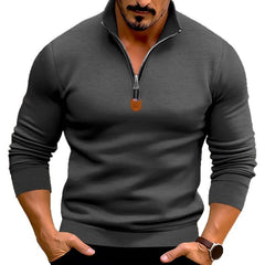 Men's Stylish Half-Zip Pullover for Casual and Sporty Looks