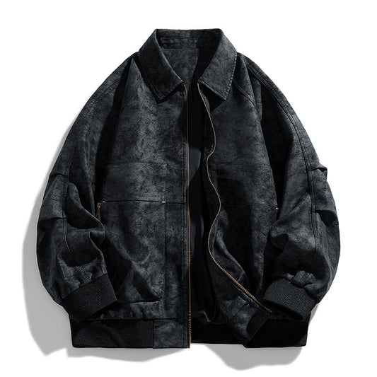 Stylish Brown Bomber Jacket for Men - Perfect for Casual and Outdoor Wear