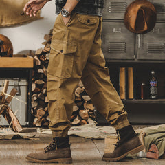 Utility Cargo Pants with Multi-Pocket Design for Outdoor Adventures
