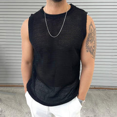 Men's Stylish Mesh Tank Top - Perfect for Summer Outdoors