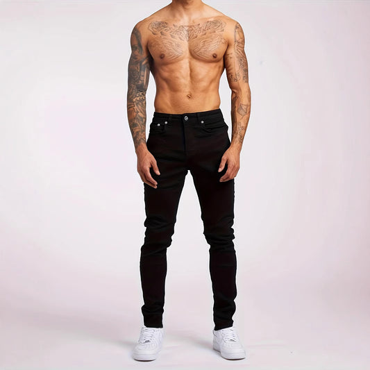Stylish Black Skinny Jeans - Perfect for Casual and Trendy Looks