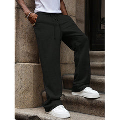 Men's Casual Loose Fit Sweatpants with Drawstring Waist