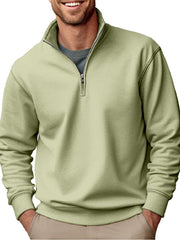 Men's Stylish Quarter-Zip Pullover for Casual and Active Wear