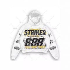 Striker Graphic Hoodie - Perfect for Racing Enthusiasts and Casual Wear