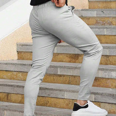 Men's Solid Color Casual Suit Pants MTA0366D4X