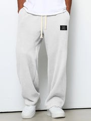 Comfortable Waffle Knit Lounge Pants for Men - Perfect for Casual Wear