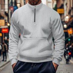 Men's Stylish Half-Zip Pullover for Urban Explorers